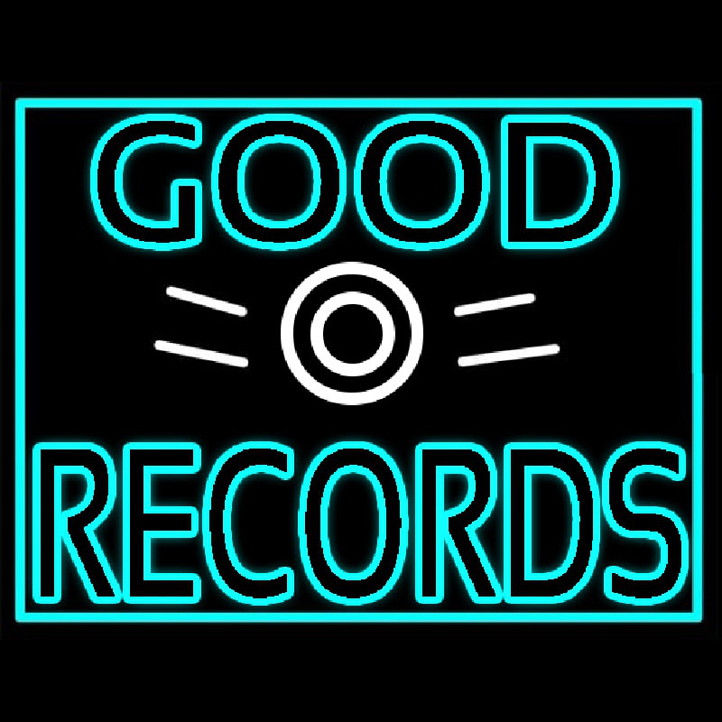 Blue Good Records Border Neonkyltti