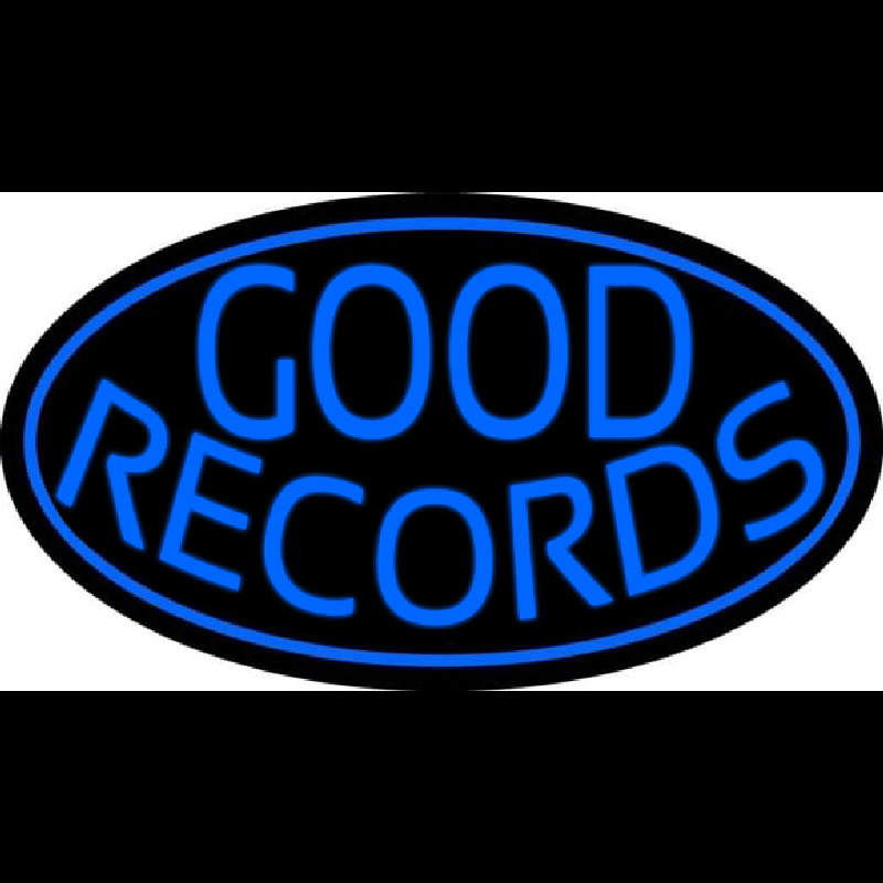 Blue Good Records Border Neonkyltti