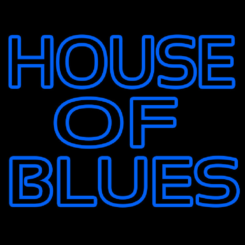 Blue House Of Blues Neonkyltti