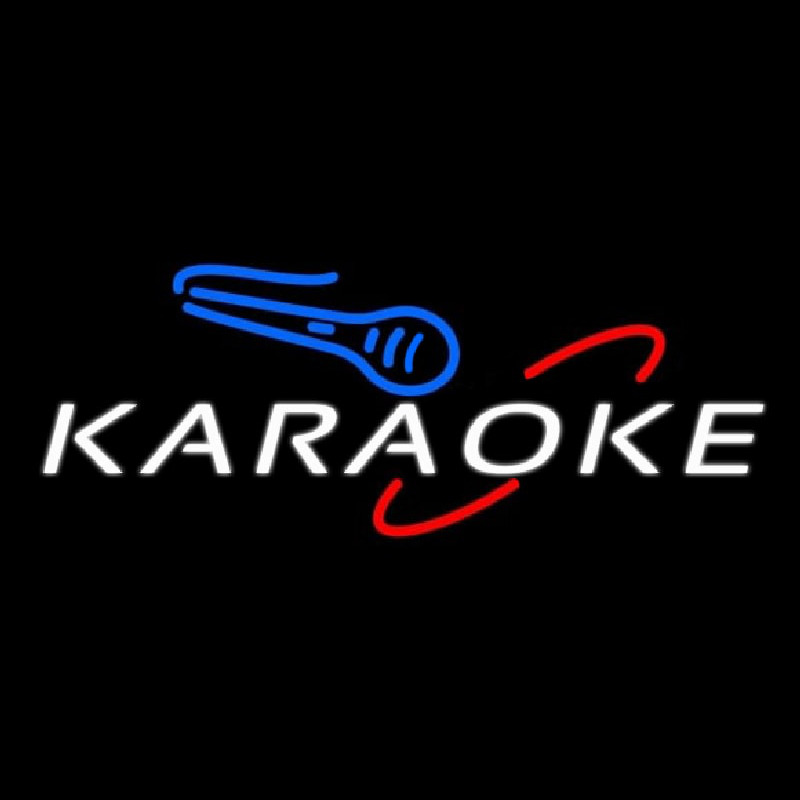 Blue Karaoke 1 Neonkyltti