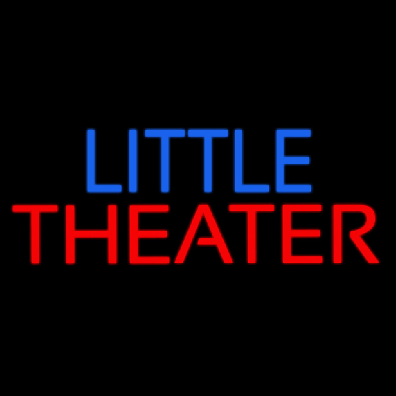 Blue Little Red Theater Neonkyltti
