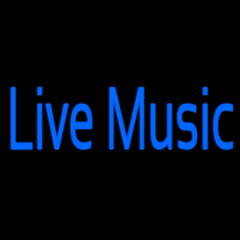 Blue Live Music Neonkyltti