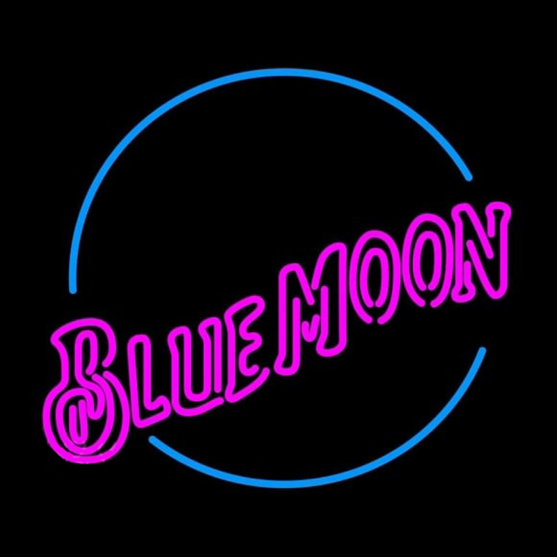 Blue Moon Pink Beer Sign Neonkyltti