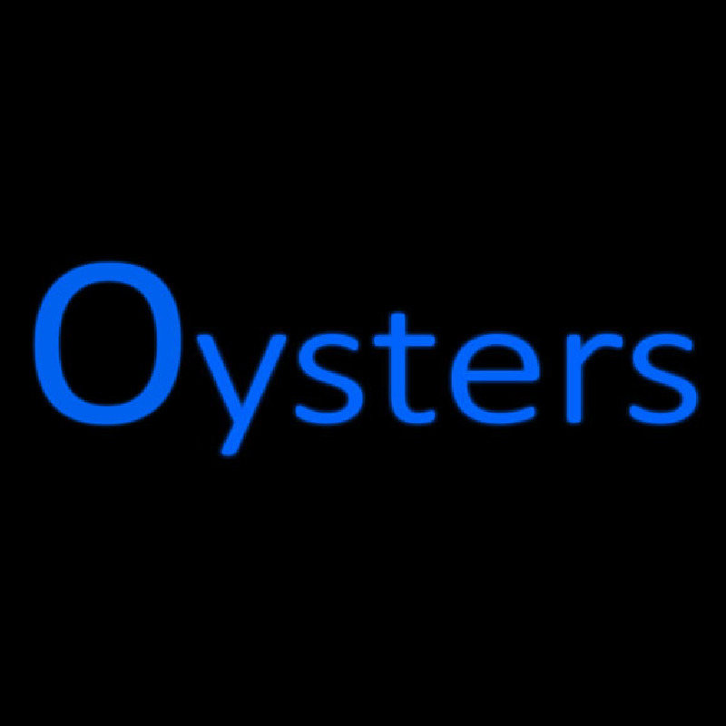 Blue Oysters Cursive Neonkyltti