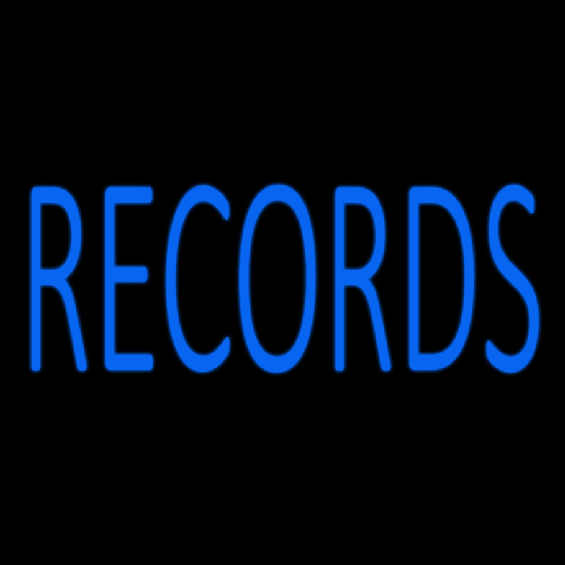 Blue Records 1 Neonkyltti