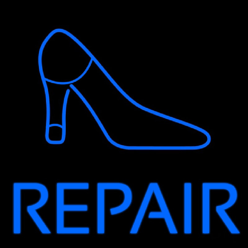 Blue Shoe Repair With Sandal Neonkyltti
