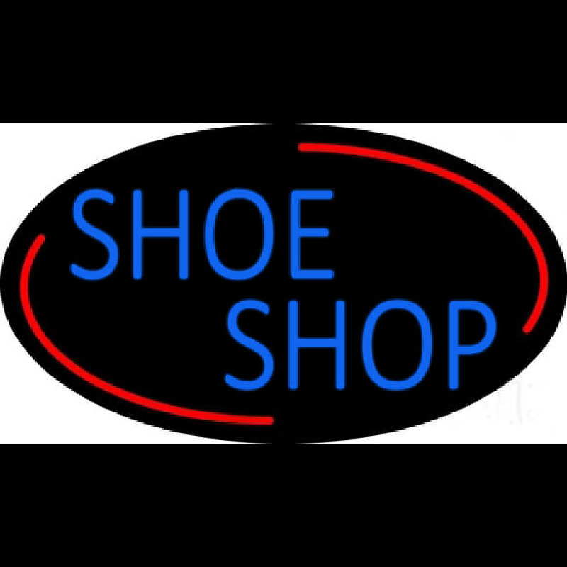 Blue Shoe Shop Neonkyltti