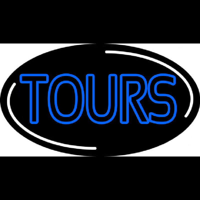 Blue Tours Neonkyltti