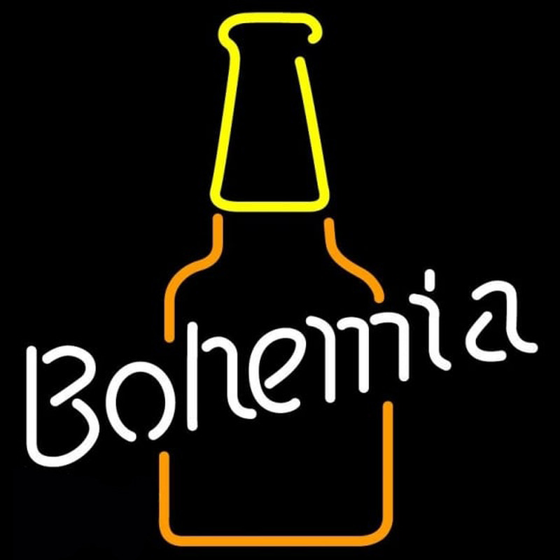 Bohemia Bottle Neonkyltti