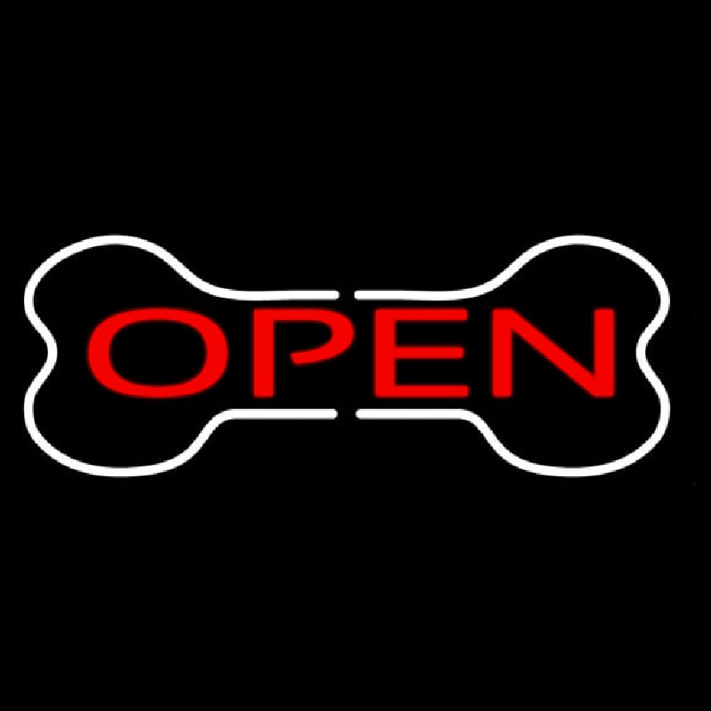 Bone Logo Open Neonkyltti