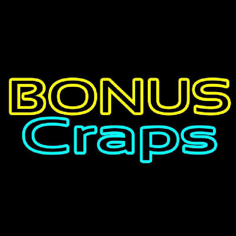 Bonus Craps 1 Neonkyltti