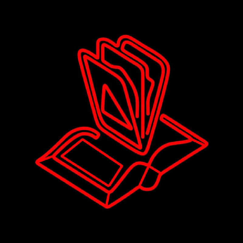 Books Logo Neonkyltti