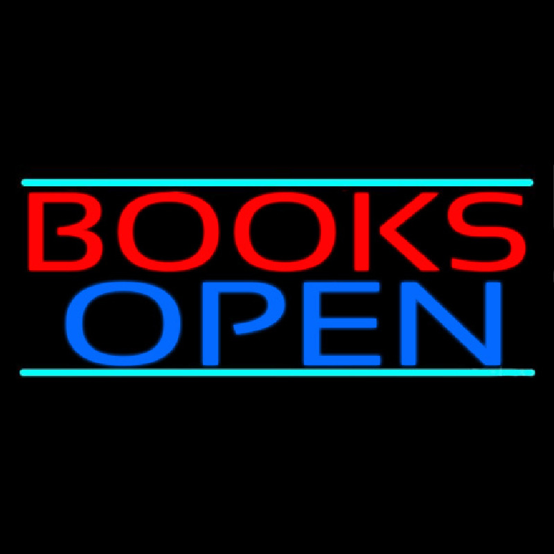 Books Open Neonkyltti