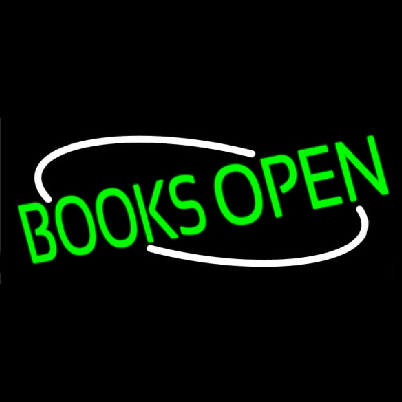 Books Open Neonkyltti