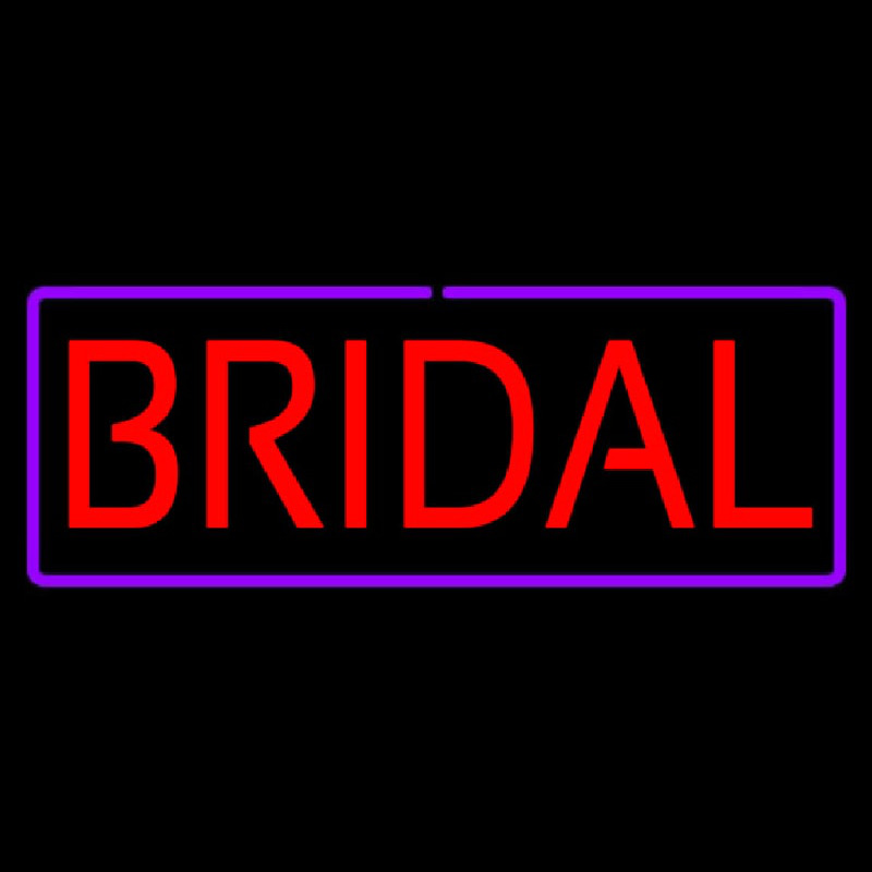 Bridal Purple Border Neonkyltti