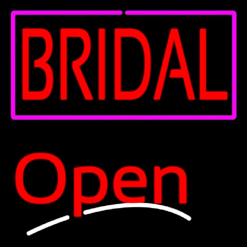 Bridal Script2 Open Neonkyltti