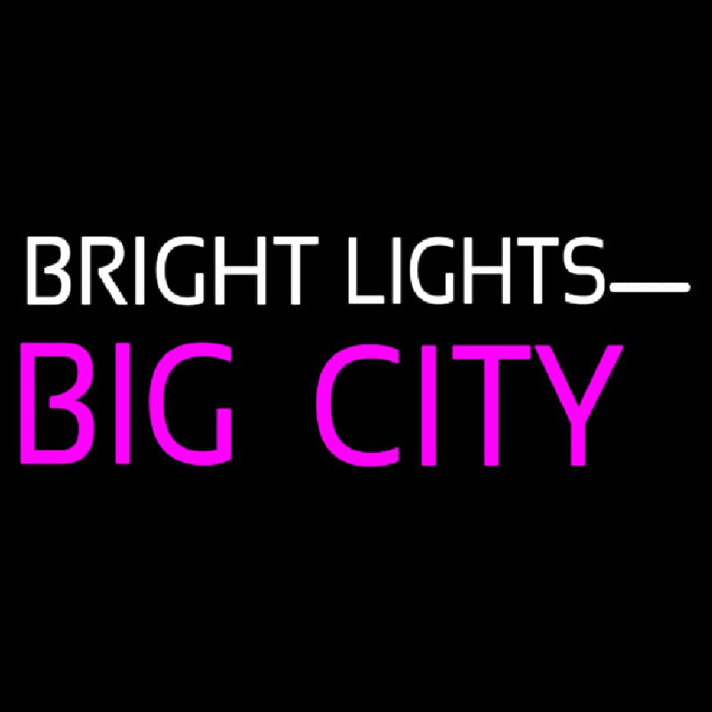 Bright Lights Big City Neonkyltti