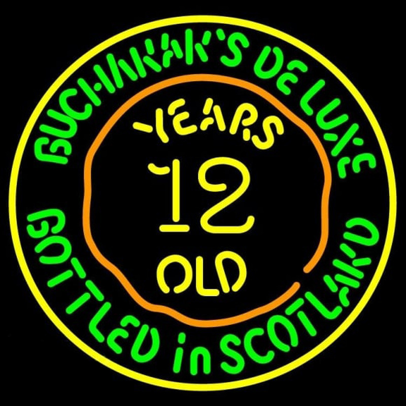 Buchanans Delu e 12 Year Old Neonkyltti