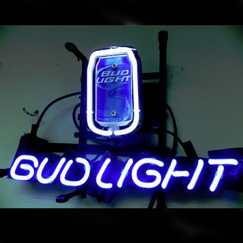 Bud Can Budweiser Olut Baari Neonkyltti