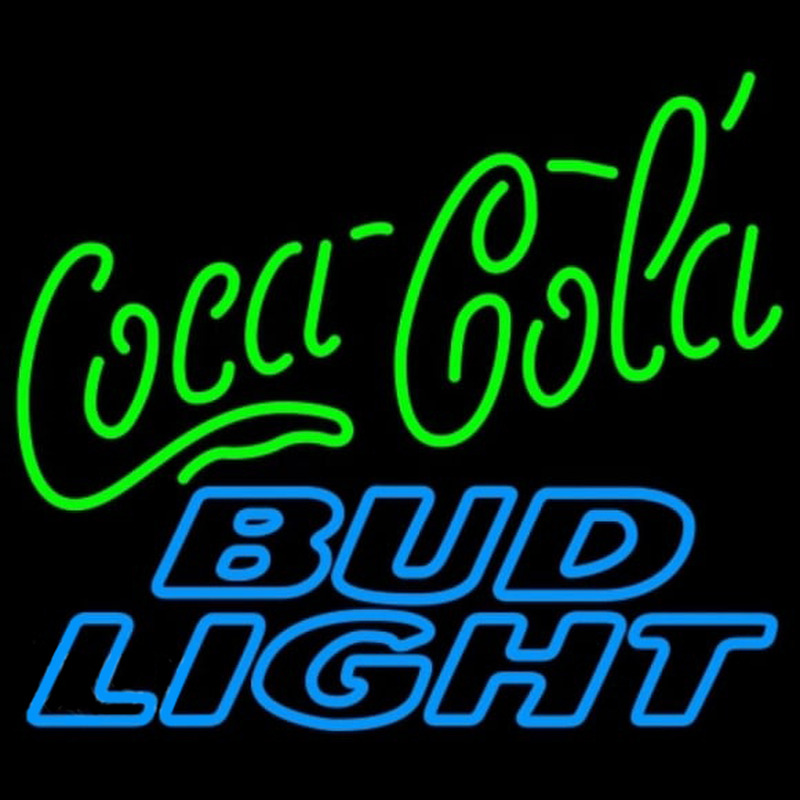 Bud Light Coca Cola Green Beer Sign Neonkyltti