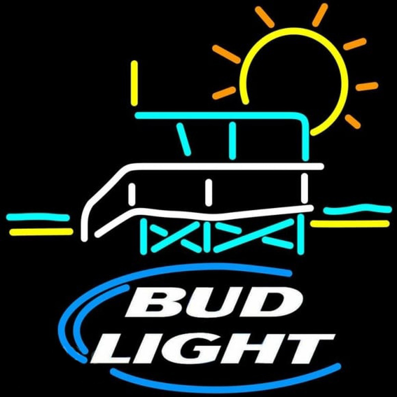 Bud Light Lifeguard Stand Beer Sign Neonkyltti