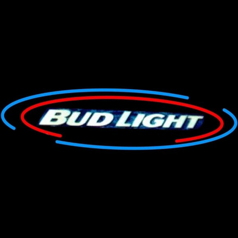 Bud Light Oval Large Beer Sign Neonkyltti