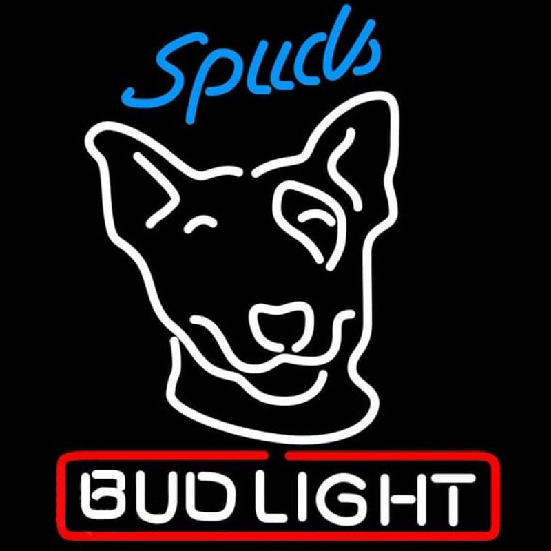 Bud Light Spuds Beer Sign Neonkyltti