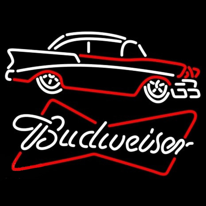 Budweiser 57 Chevy Neonkyltti
