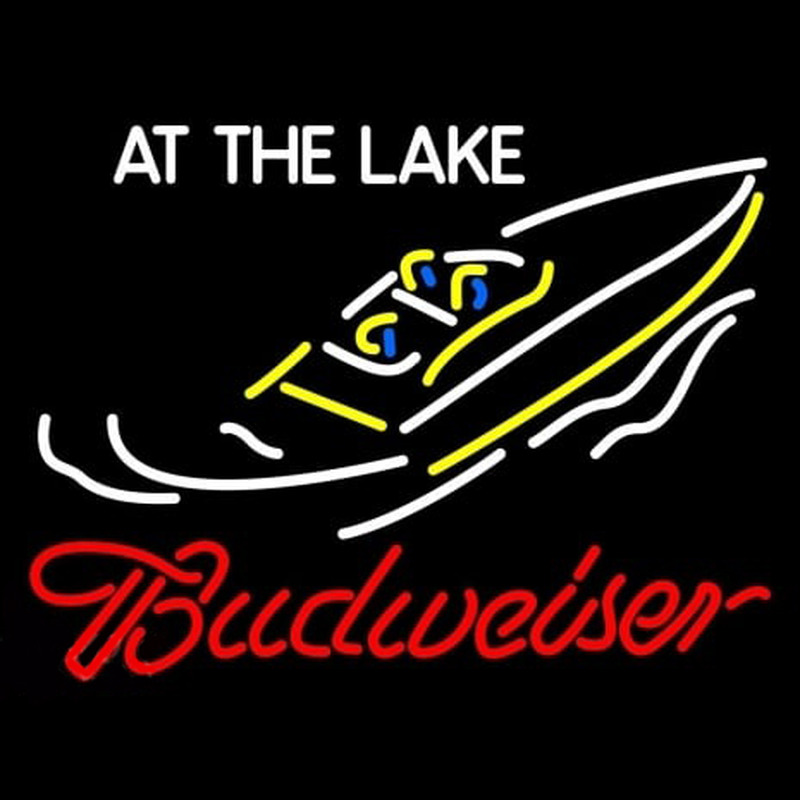 Budweiser At The Lake Neonkyltti