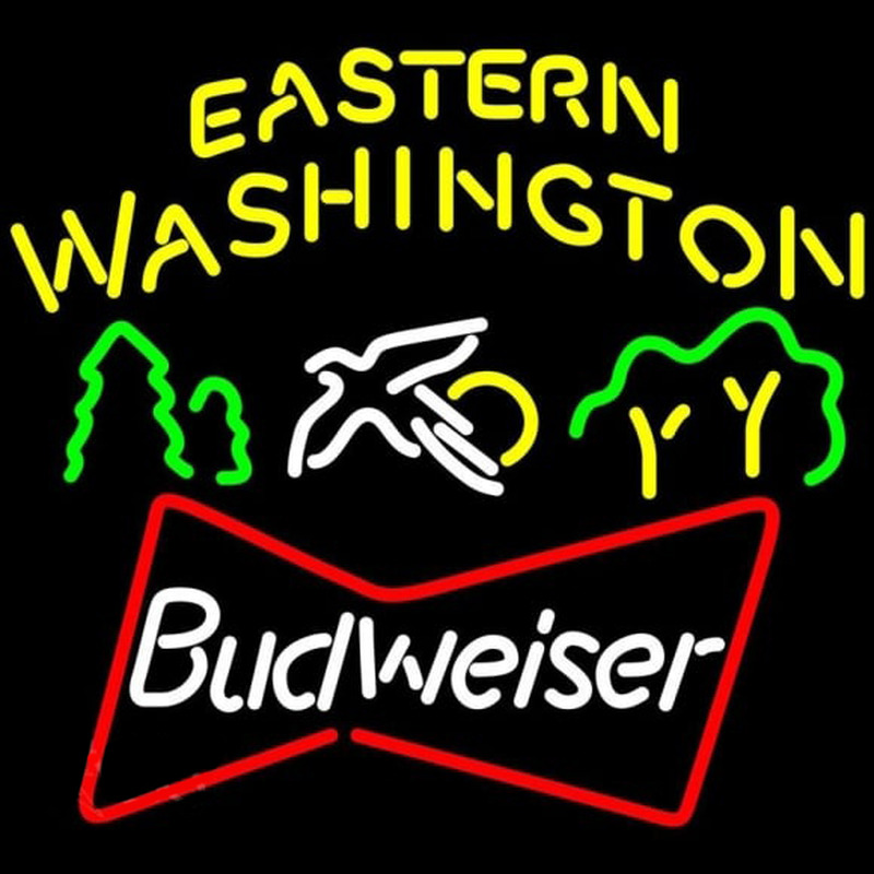 Budweiser Eastern Washington Neonkyltti