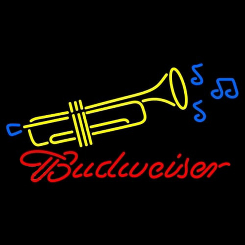 Budweiser Trumpet Neonkyltti