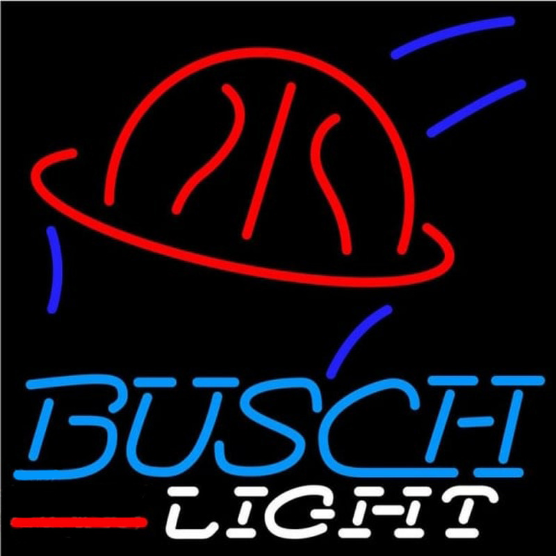 Busch Light Basketball Beer Sign Neonkyltti