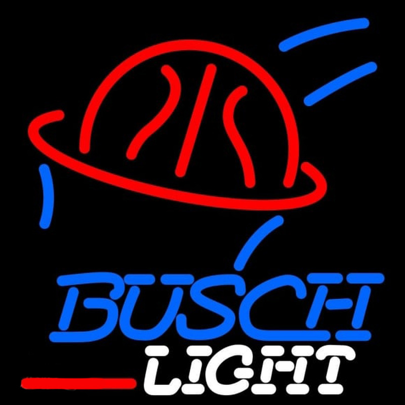 Busch Light Basketball Beer Sign Neonkyltti