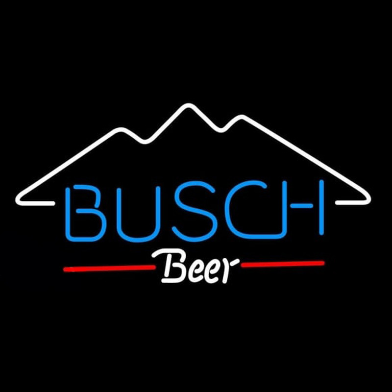 Busch Mountain Beer Sign Neonkyltti