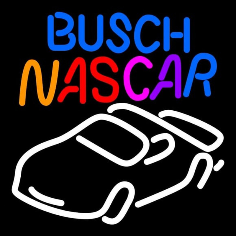 Busch Nascar Neonkyltti