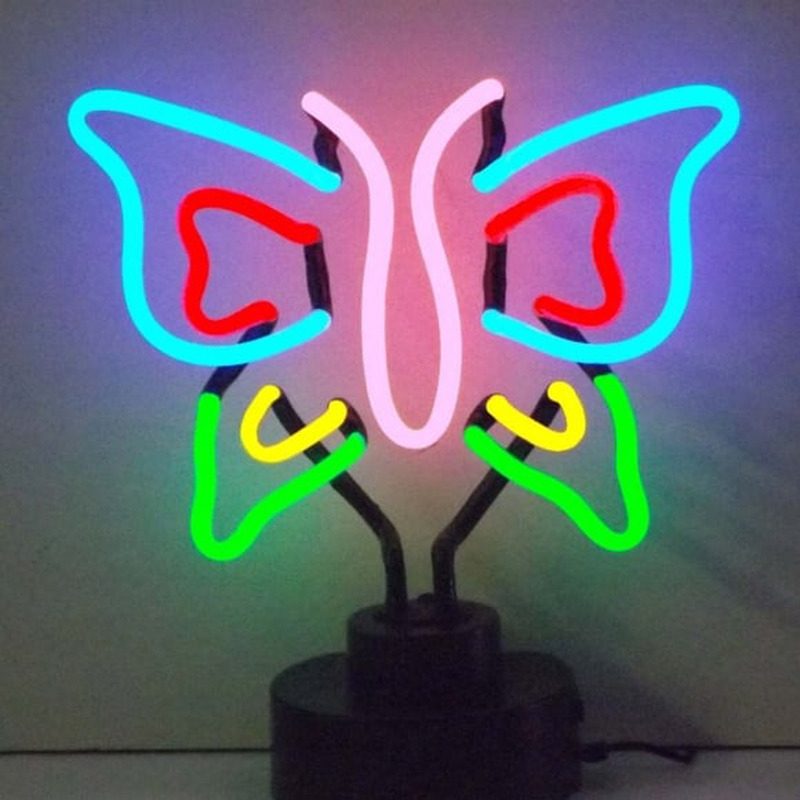 Butterfly Desktop Neonkyltti
