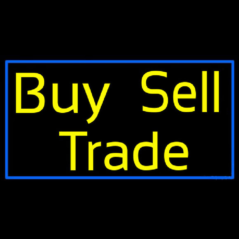 Buy Sell Trade Neonkyltti