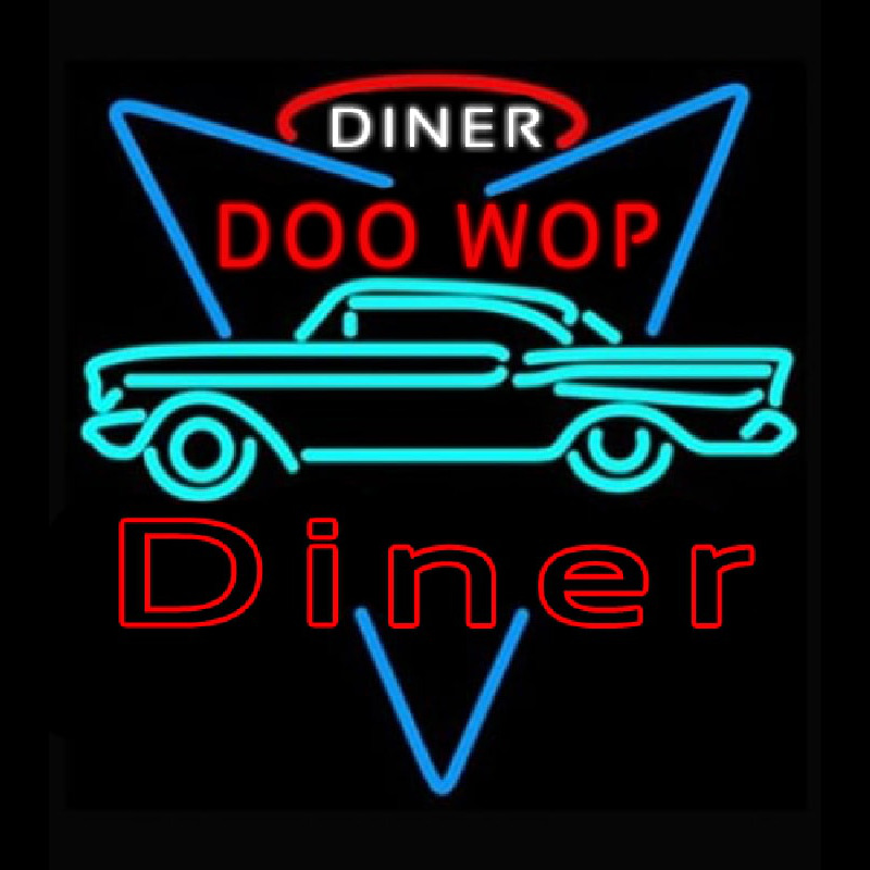 CAR DINER DRIVE THROUGH Neonkyltti