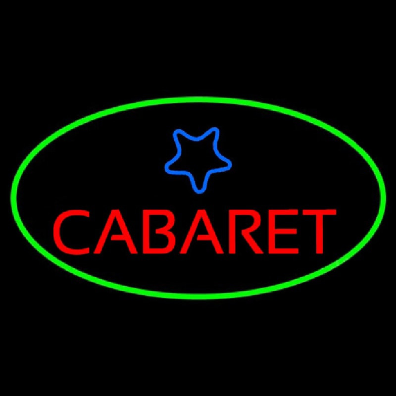 Cabaret Star Logo Neonkyltti