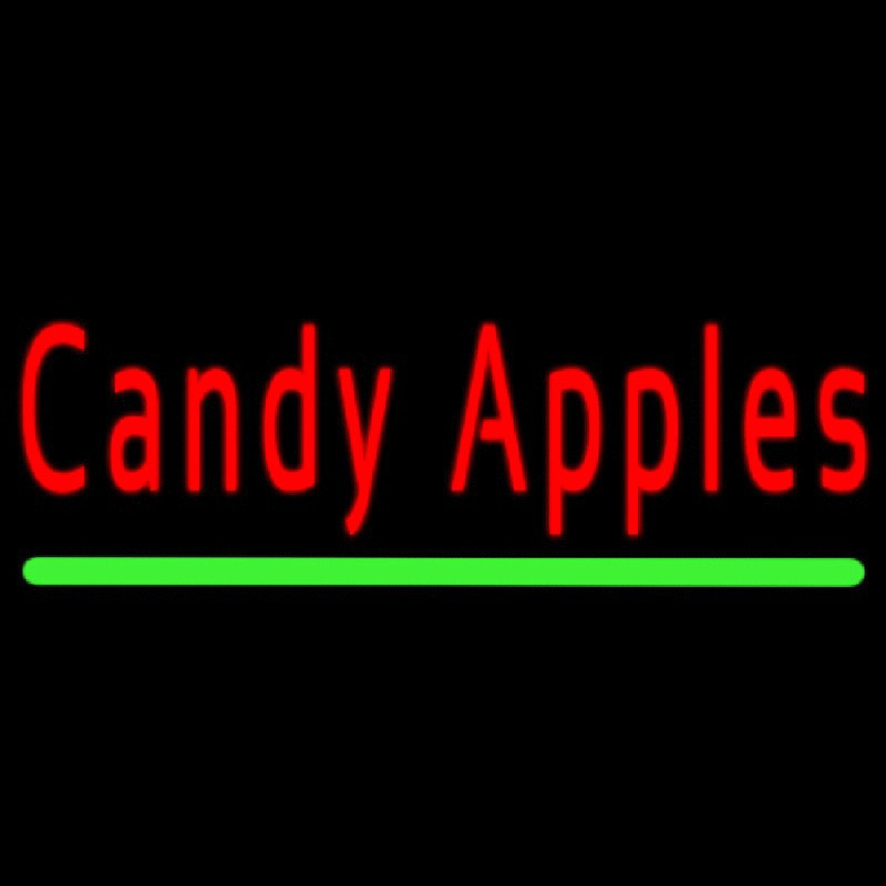 Candy Apples Neonkyltti