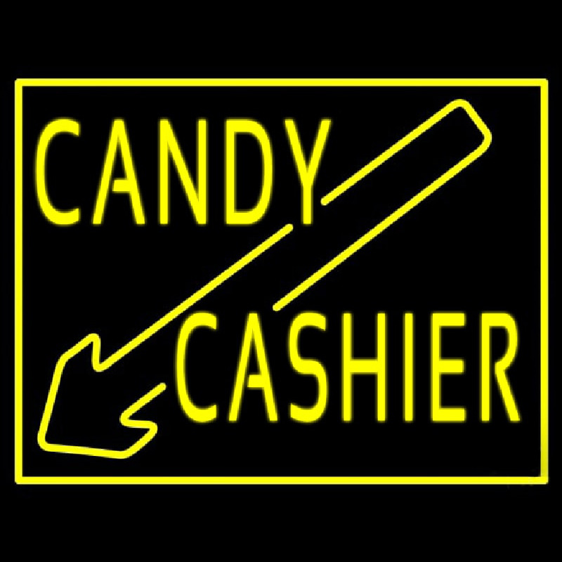 Candy Cashier Neonkyltti