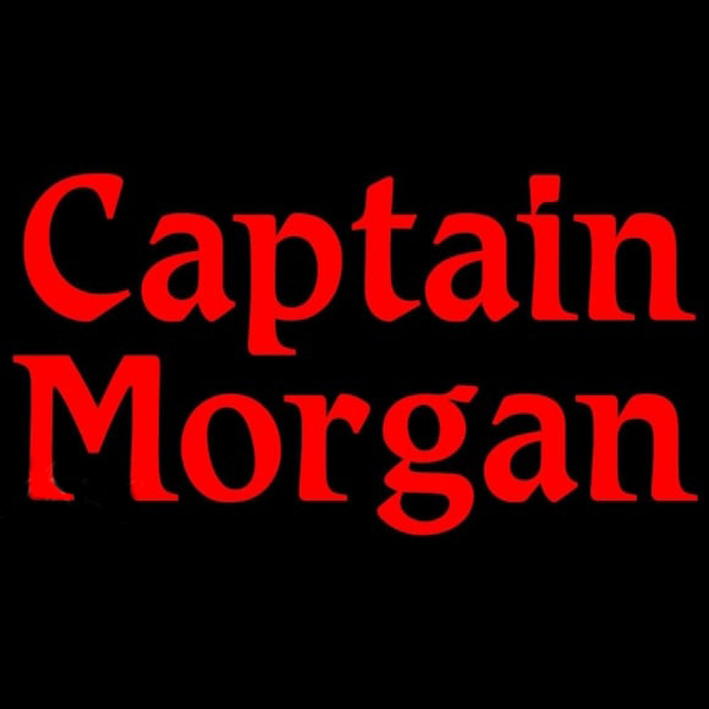 Captain Morgan Red Beer Sign Neonkyltti