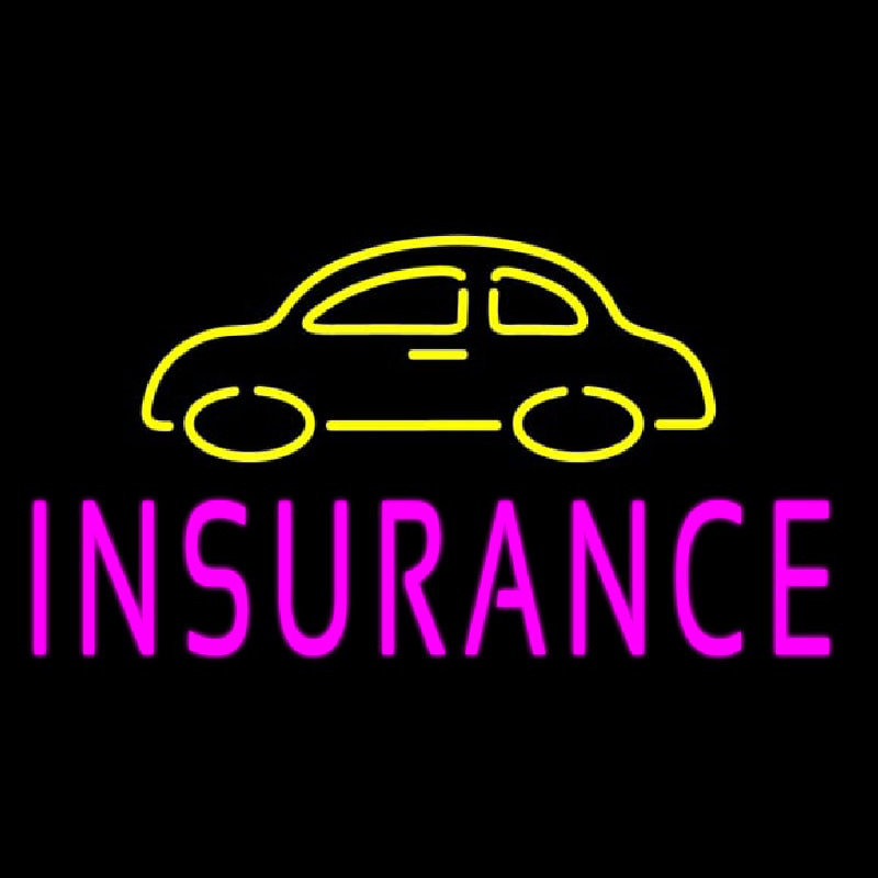 Car Insurance Neonkyltti