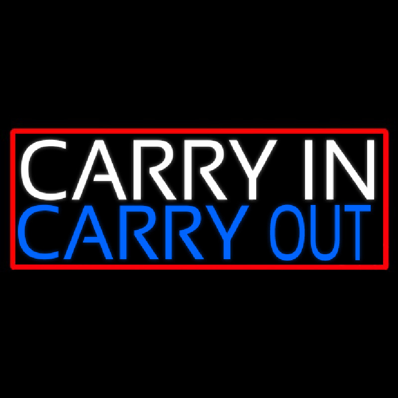 Carry In Carry Out Neonkyltti