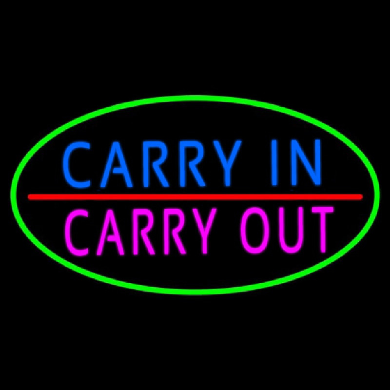 Carry In Carry Out Neonkyltti