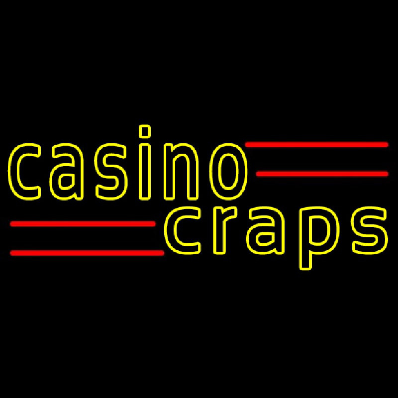 Casino Craps 2 Neonkyltti