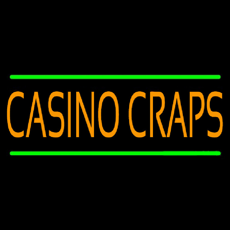Casino Craps 3 Neonkyltti