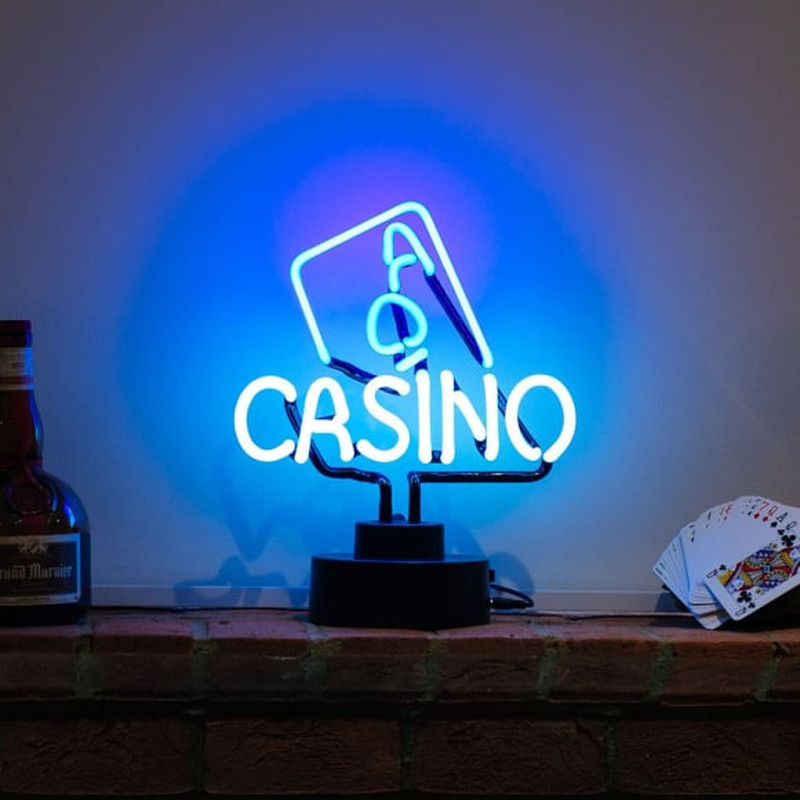 Casino Desktop Neonkyltti