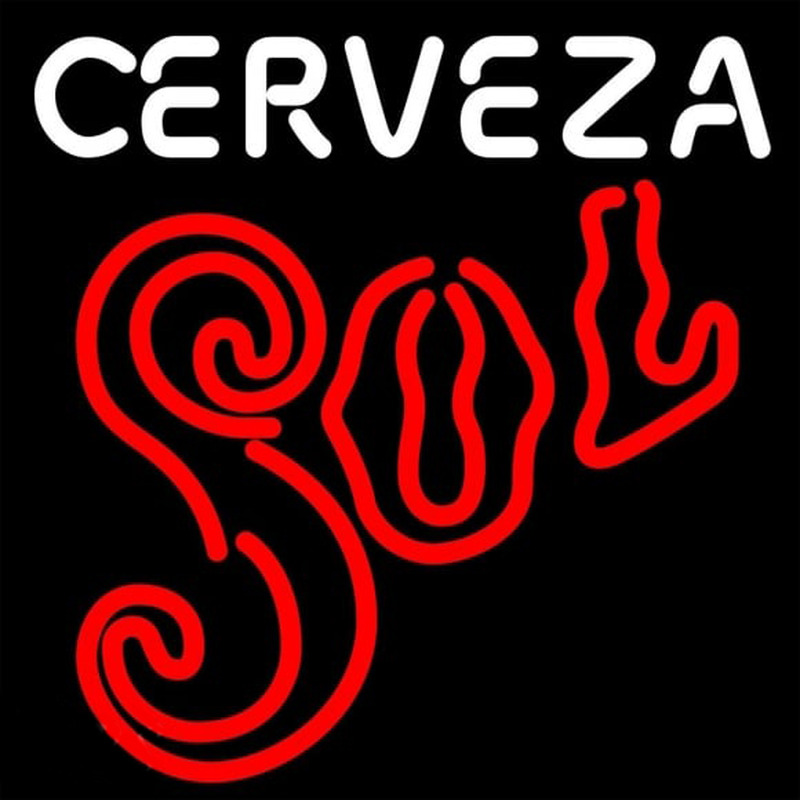 Cerveza Sol Neonkyltti