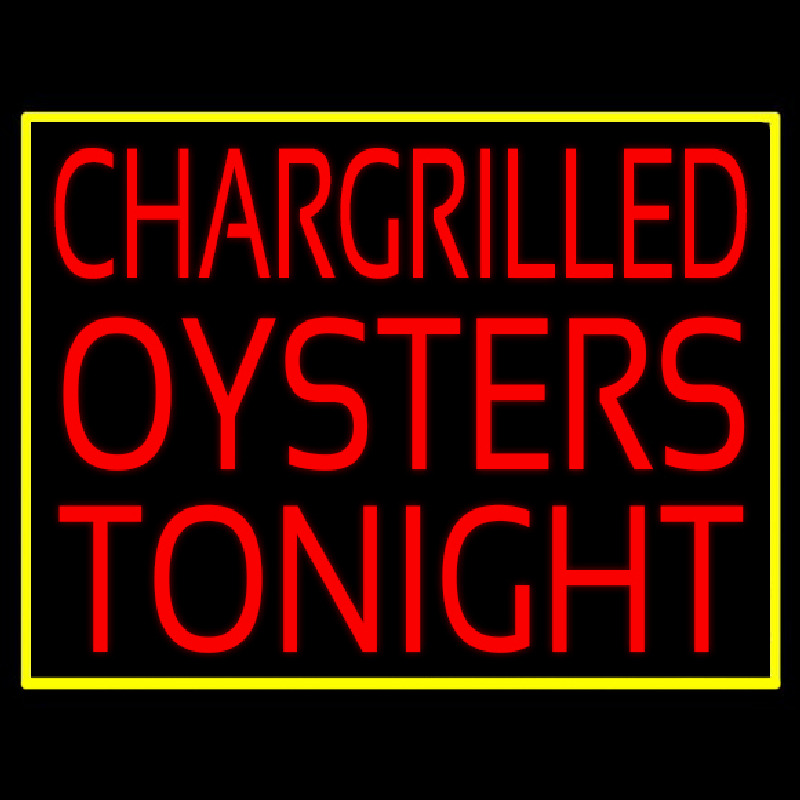 Chargrilled Oysters Tonight Neonkyltti